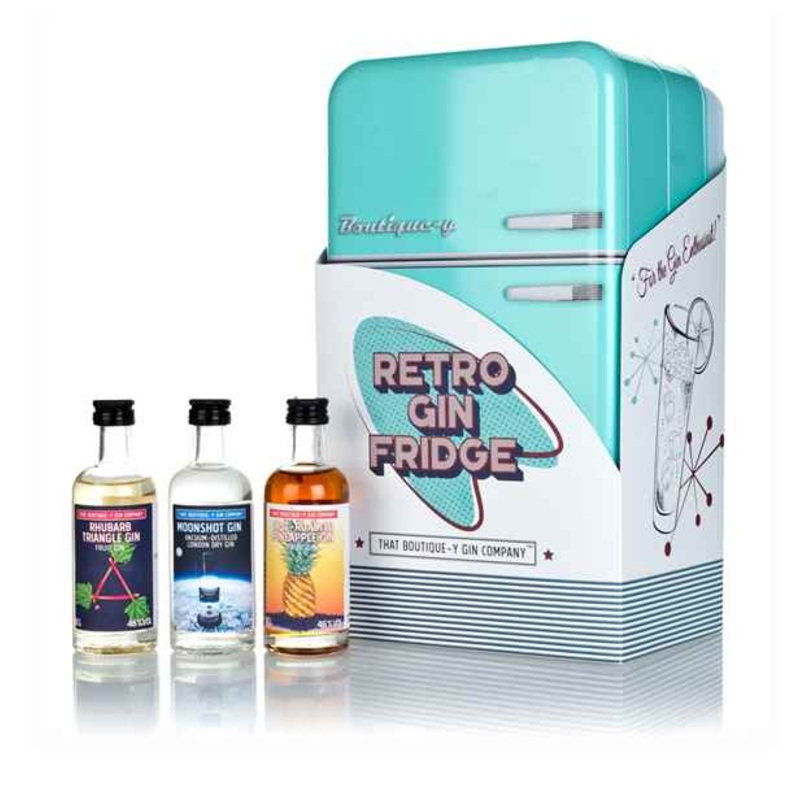 Retro Fridge Tin (That Boutique-y Company) (8 x 50ml) Gin | 400ML