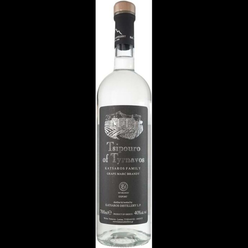 Katsaros Brothers Tsipouro Tirnavou Brandy | 700ML