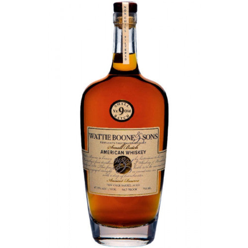 Wattie Boone & Sons 9 Year Old Small Batch American Whiskey