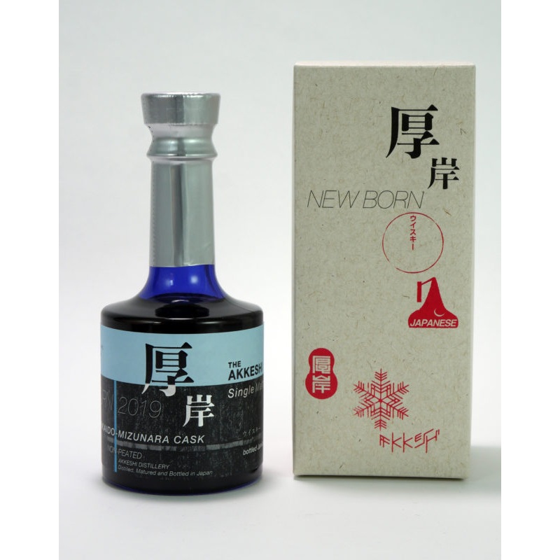 Akkeshi New Born Foundation 3 Mizunara Cask 2019 Single Malt Whisky | 200ML