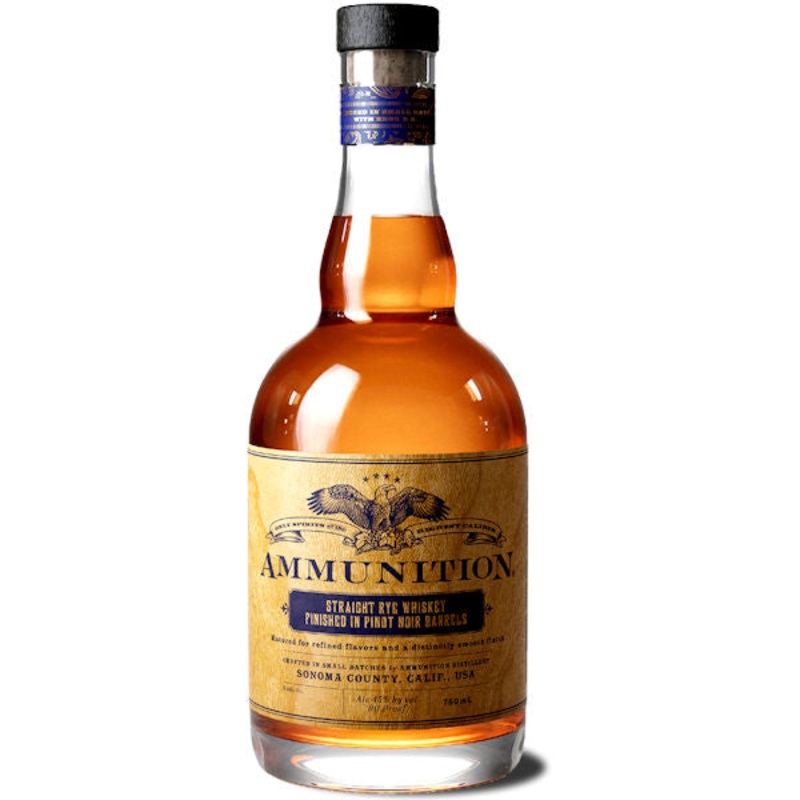 Ammunition Pinot Noir Barrel Finished Rye Whiskey