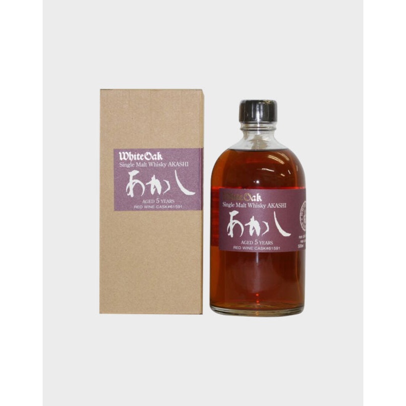 White Oak Akashi 5 Years Old Red Wine Cask Single Malt Whisky | 500ML