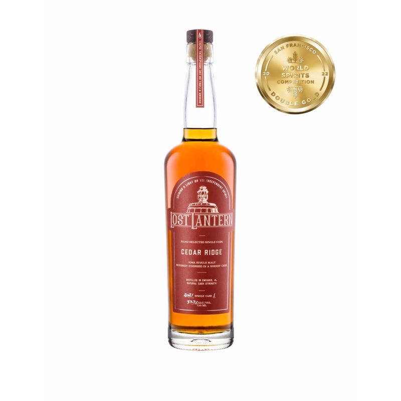 2021 Single Cask #1: Cedar Ridge Iowa Finished In A Sherry Cask Single Malt Whiskey