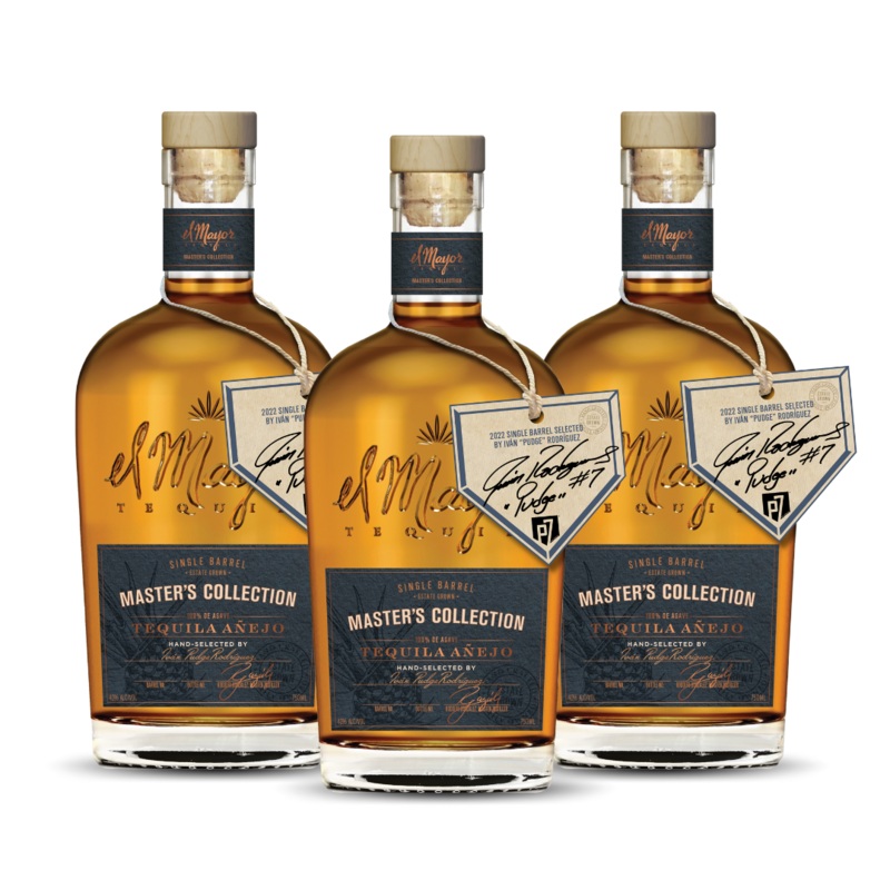 EL MAYOR | MASTERS COLLECTION | PUDGE RODRIGUEZ SINGLE BARREL AEJO | 2022 LIMITED EDITION | (3) BOTTLE BUNDLE
