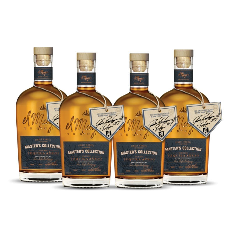 EL MAYOR | MASTERS COLLECTION | PUDGE RODRIGUEZ SINGLE BARREL AEJO | 2022 LIMITED EDITION | (4) BOTTLE BUNDLE