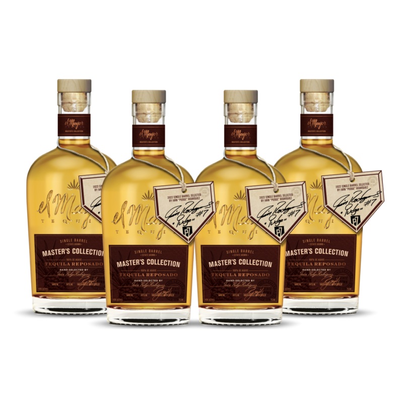 EL MAYOR | MASTERS COLLECTION | PUDGE RODRIGUEZ SINGLE BARREL REPOSADO | 2022 LIMITED EDITION | (4) BOTTLE BUNDLE