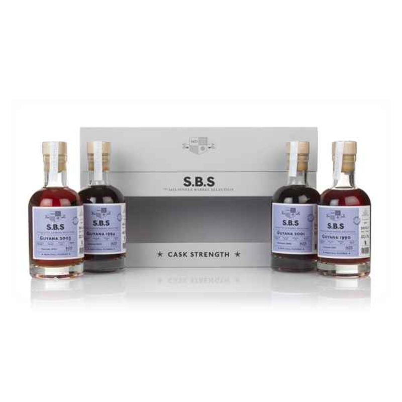 Guyanese Rum Set - 1423 Single Barrel Selection (4 x 20cl) Danish Rum | 800ML