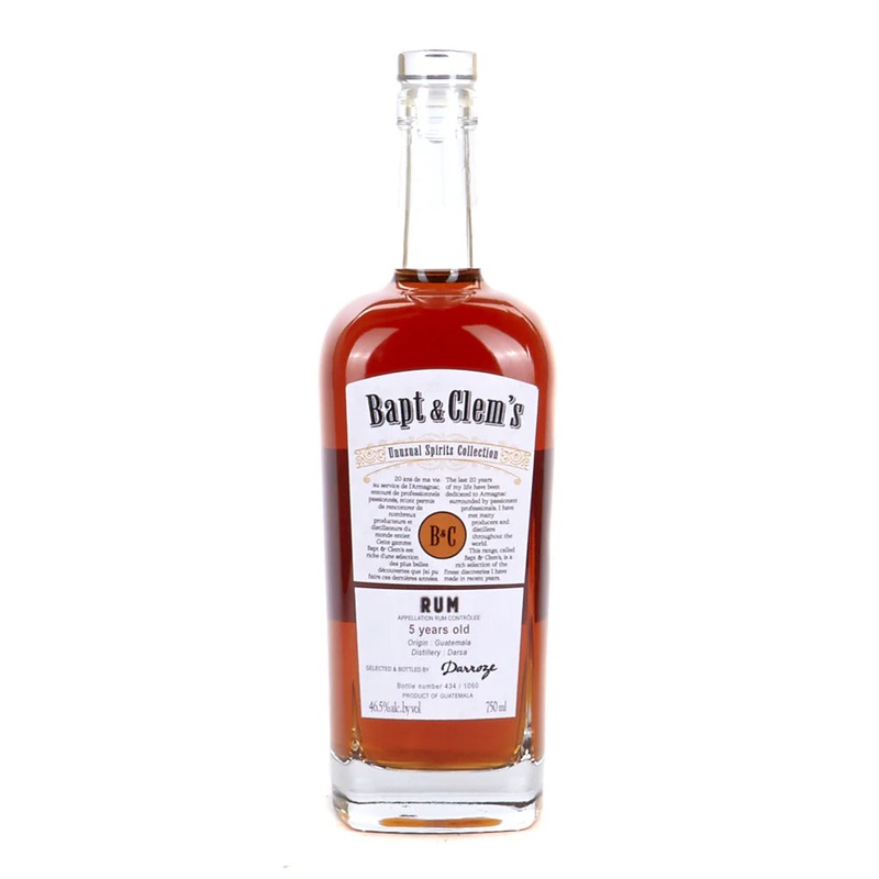 Bapt & Clem's 5 year Old Guatemala from Darsa Distillery Finished in Sauternes Cask Rum