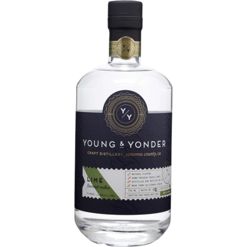 Young & Yonder Y/Y Distiller's Series Lime Vodka