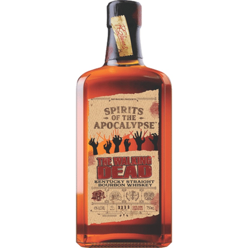 The Walking Dead Spirits of the Apocalypse KY Straight Bourbon Whiskey