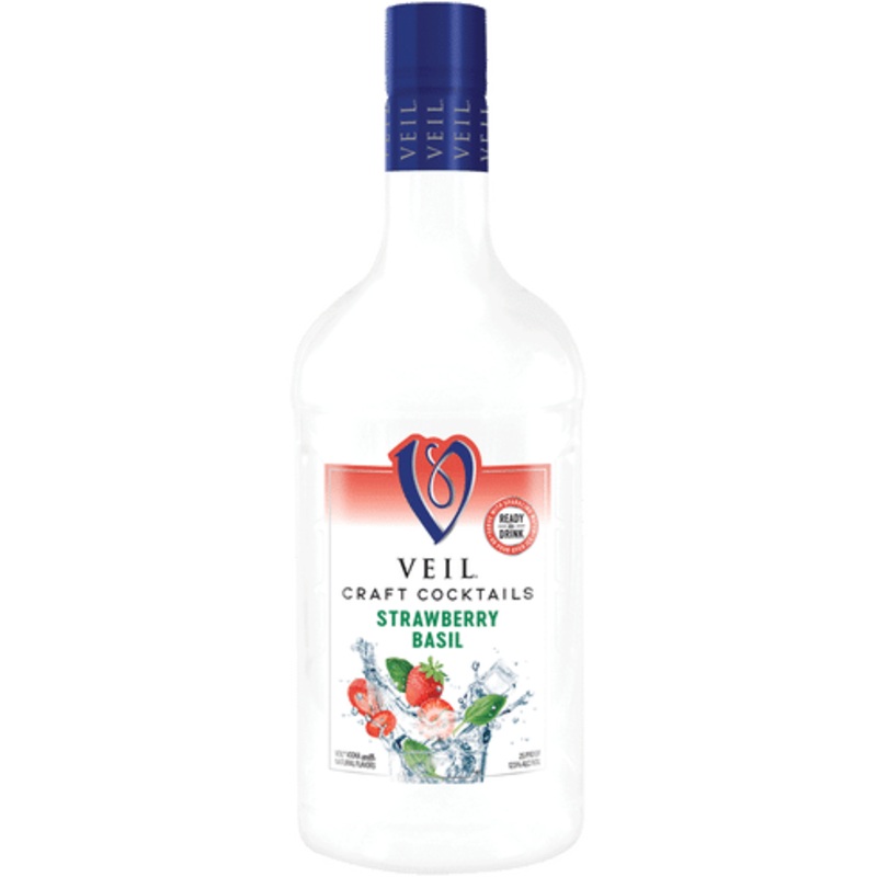 Veil Strawberry Basil Ready to Drink Cocktail | 1.75L