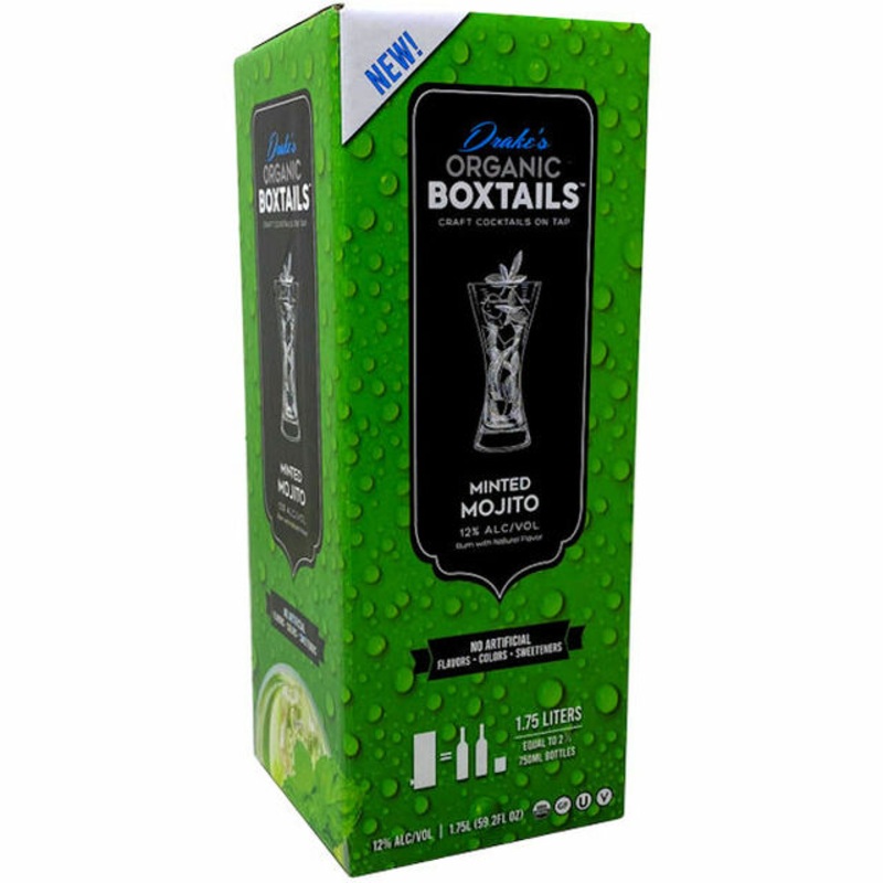 Drake's Organic Boxtails Mint Mojito Pre-Mixed Cocktail | 1.75L