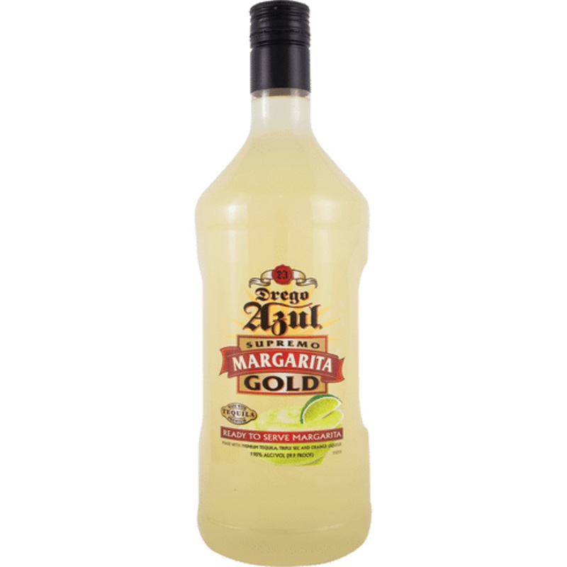 Drego Azul Supremo Margarita Ready To Drink Cocktail | 1.75L