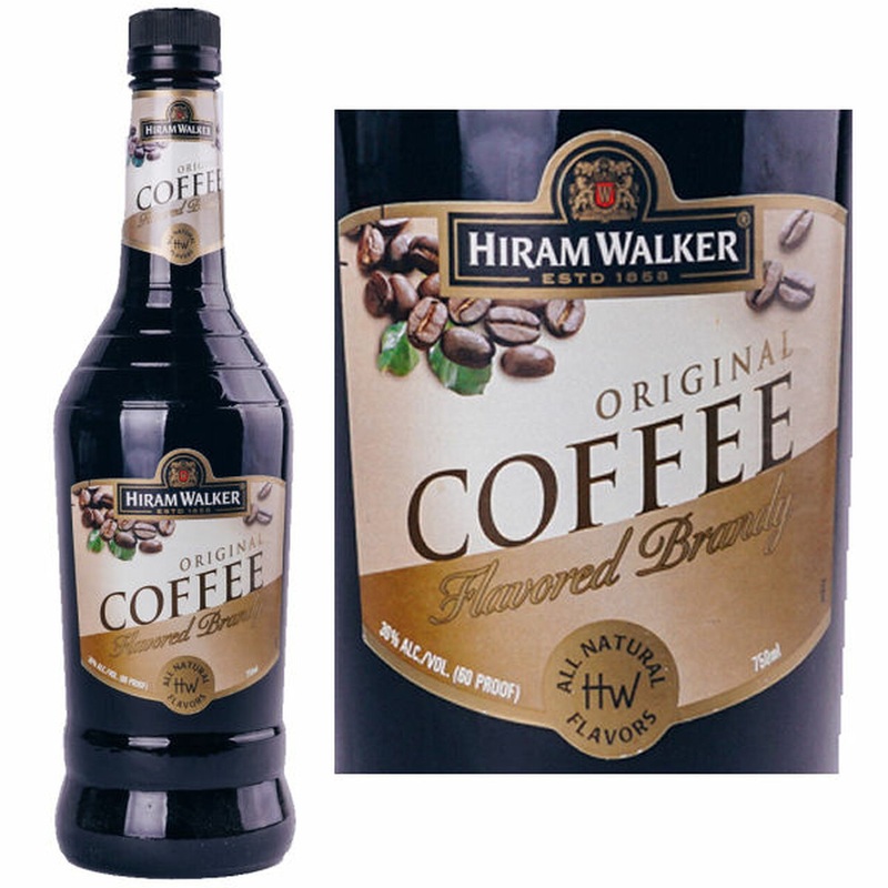 Hiram Walker Coffee Flavored Brandy |1L