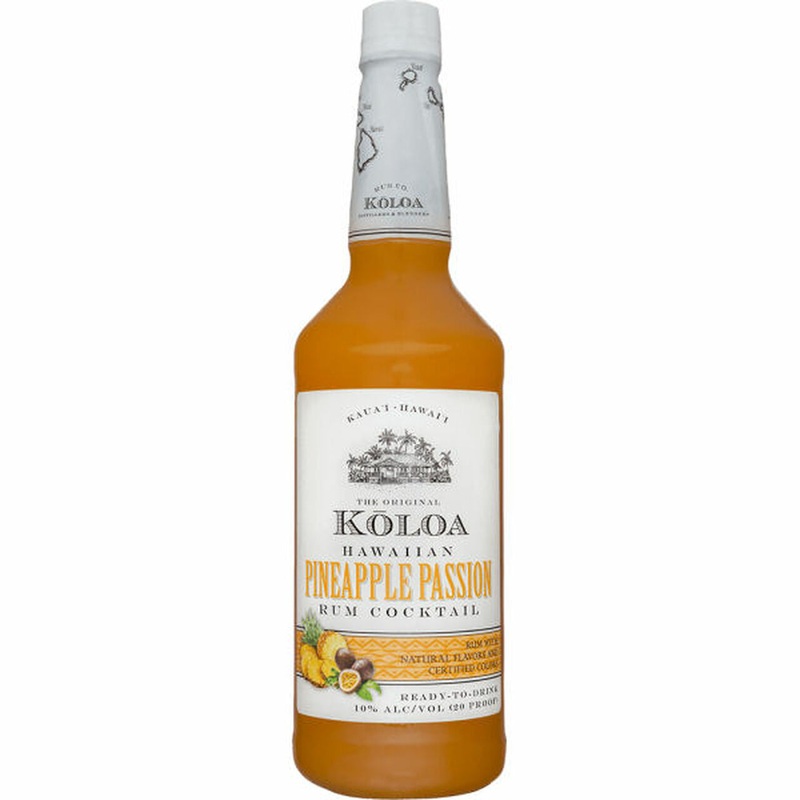 Koloa Hawaiian Pineapple Passion Rum Cocktail | 1L