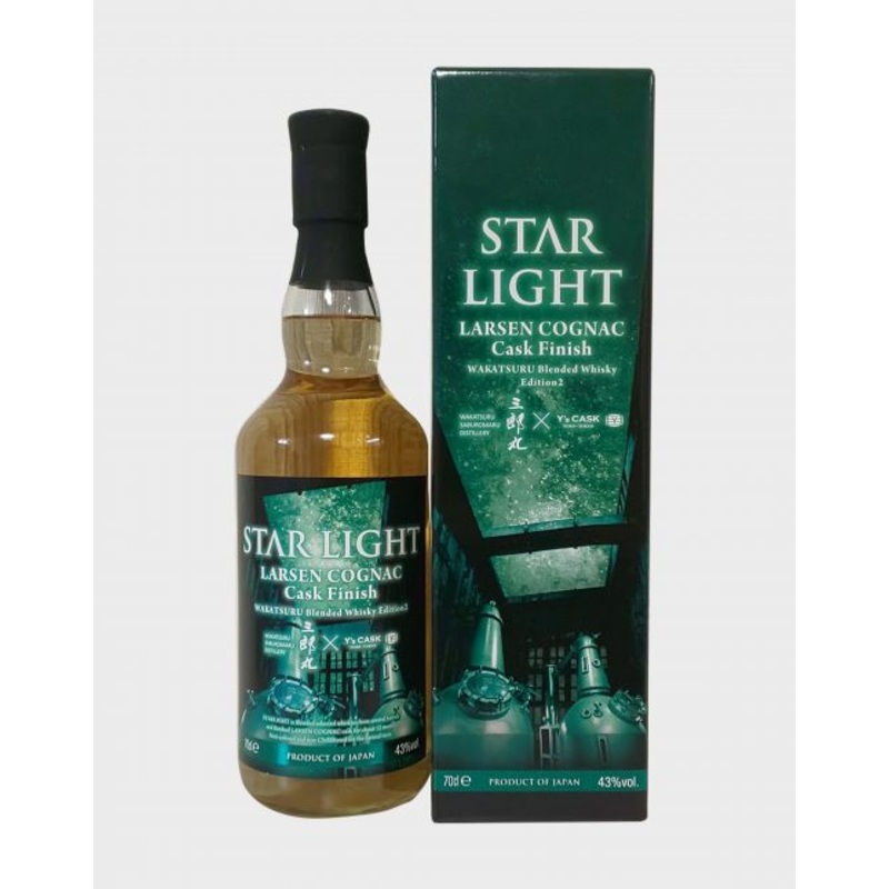 Wakatsuru Star Light Larsen Cognac Cask Finish Whiskey | 700ML