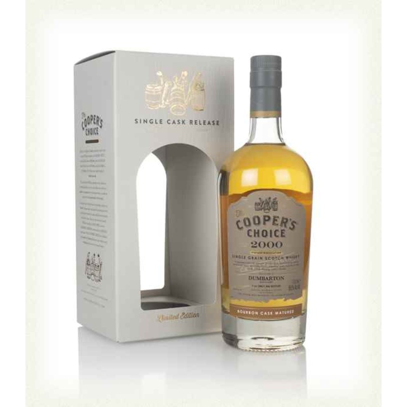 Dumbarton 20 Year Old 2000 (cask 211094) - The Cooper's Choice (The Vintage Malt Co.)  Scotch Whisky | 700ML