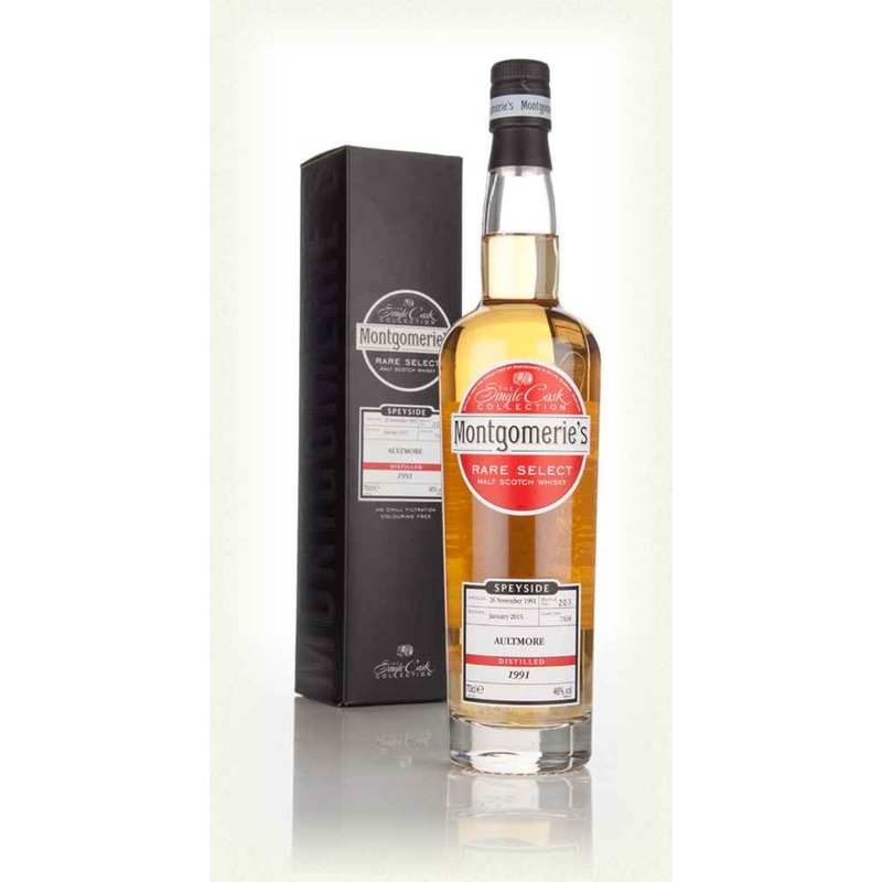 Aultmore 23 Year Old 1991 (cask 7410) - Rare Select (Montgomerie's) Whisky | 700ML