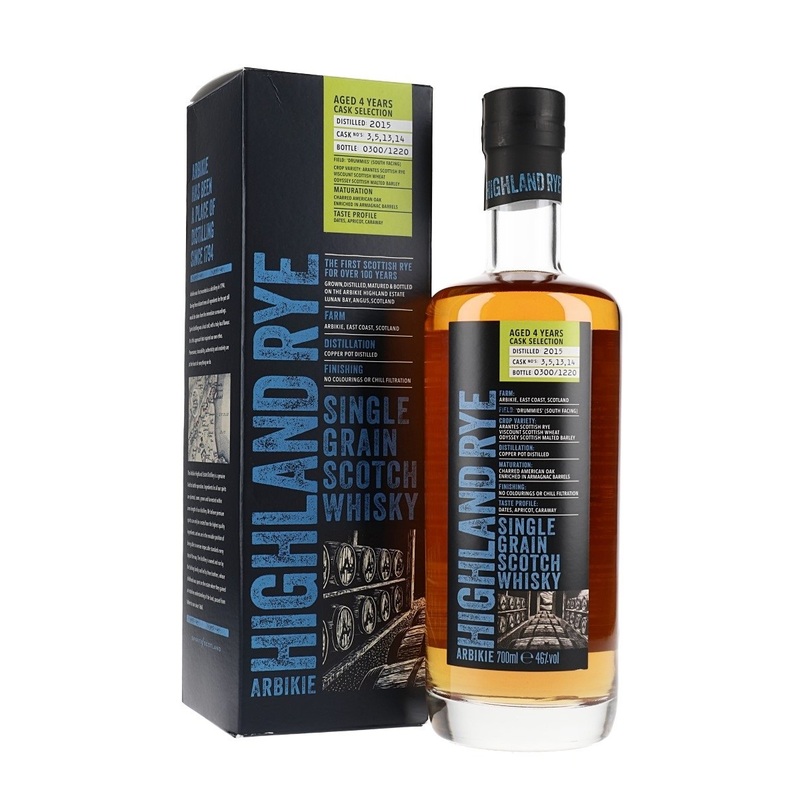 Arbikie Highland Rye 4 Year Old Release 2 Single Grain Scotch Whisky | 700ML