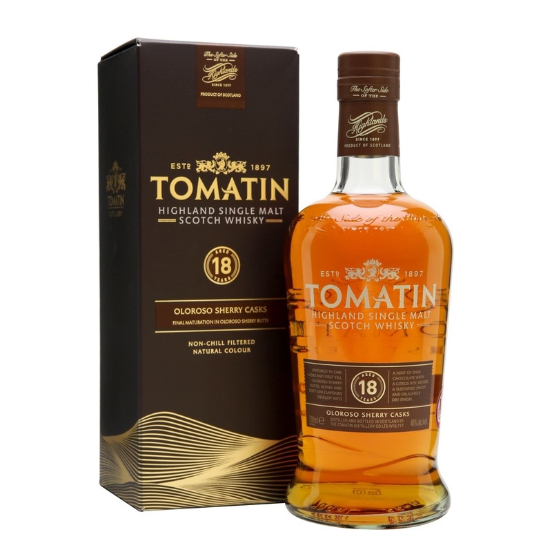 Tomatin 18 Year Old Oloroso Sherry Finish Highland Single Malt Scotch Whisky | 700ML