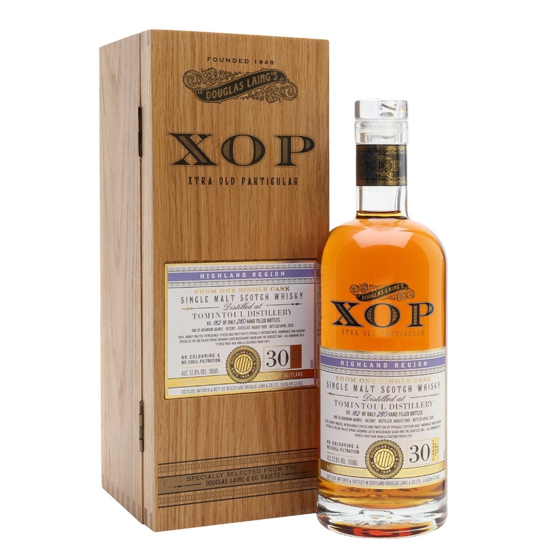 Tomintoul 1989 30 Year Old Xtra Old Particular Speyside Single Malt Scotch Whisky | 700ML