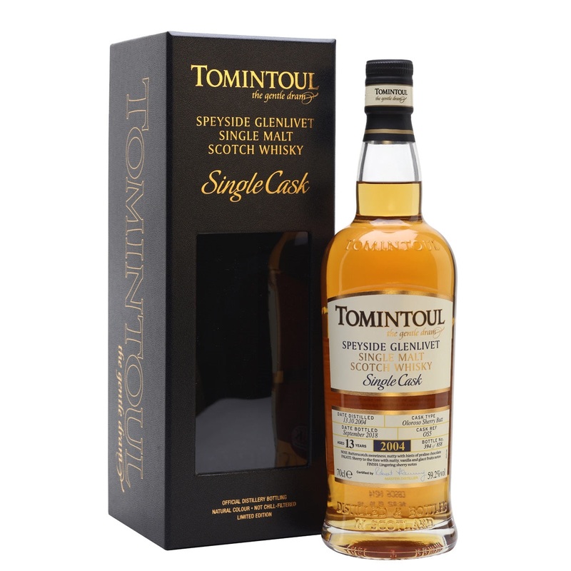 Tomintoul 2004 13 Year Old Sherry Cask Speyside Single Malt Scotch Whisky | 700ML