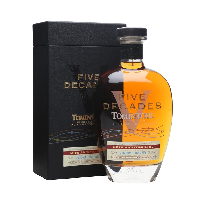 Tomintoul Five Decades Bot.2015 50th Anniversary Speyside Single Malt Scotch Whisky | 700ML