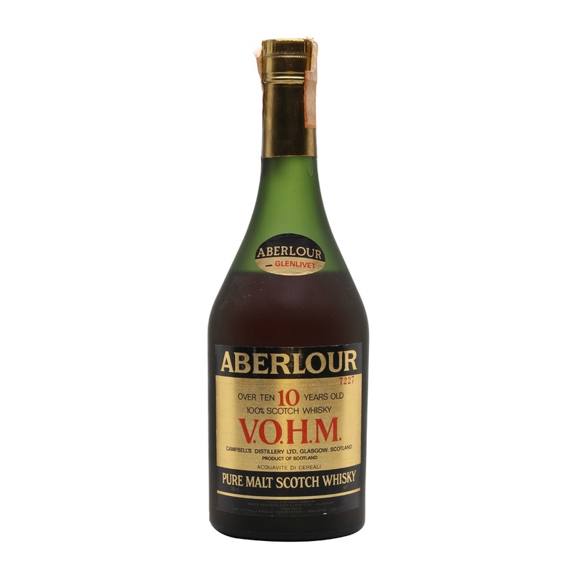 Aberlour-Glenlivet 10 Year Old VOHM Bot.1990s Speyside Single Malt Scotch Whisky | 700ML