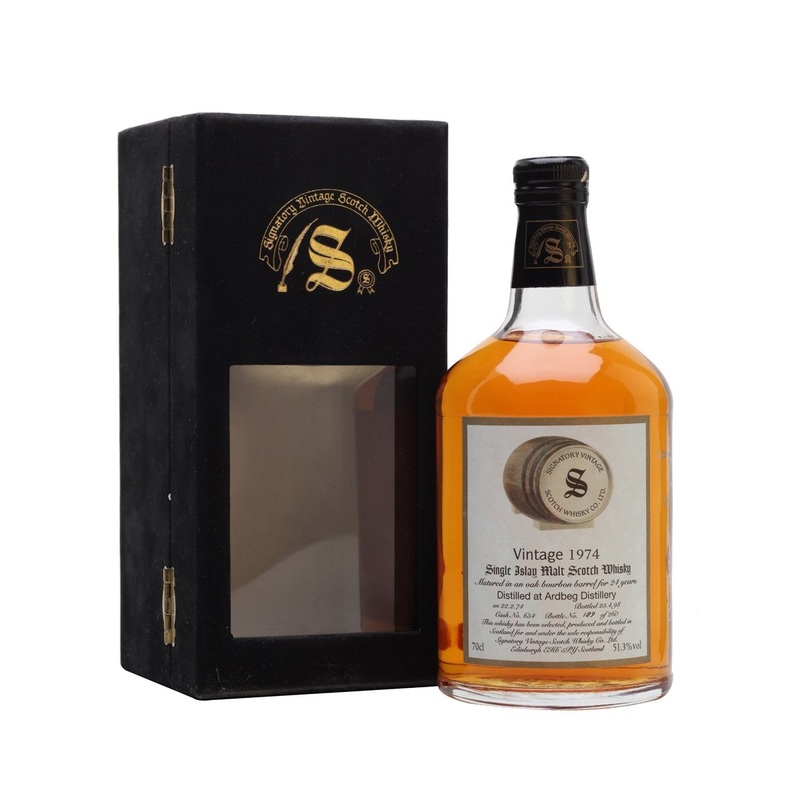 Ardbeg 1974 24 Year Old Cask #654 Signatory Islay Single Malt Scotch Whisky | 700ML