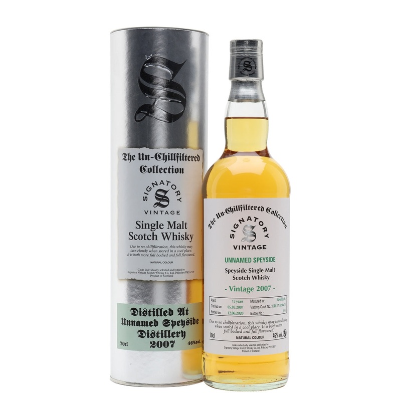 Unnamed Speyside 2007 13 Year Old Signatory Speyside Single Malt Scotch Whisky | 700ML