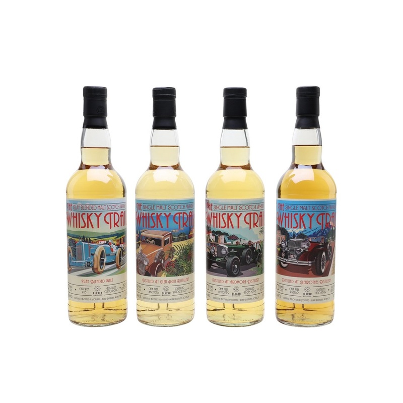 The Whisky Trail Cars Series Set 4 Bottles | 2.8L