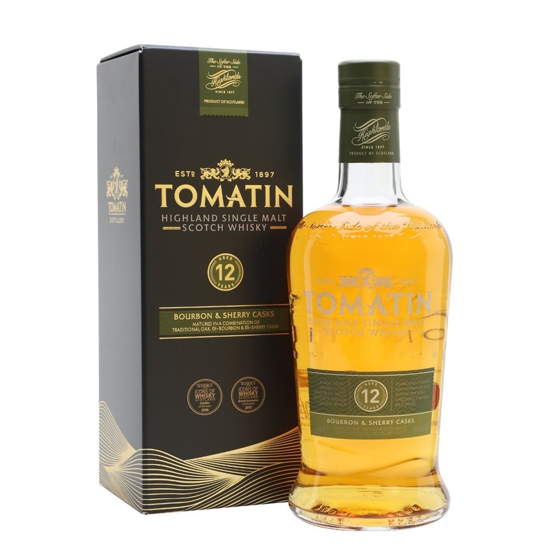Tomatin 12 Year Old Bourbon & Sherry Casks Highland Single Malt Scotch Whisky | 700ML