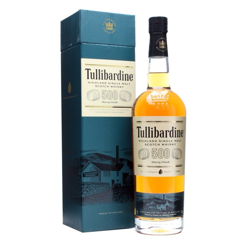 Tullibardine 500 Sherry Finish Highland Single Malt Scotch Whisky | 700ML