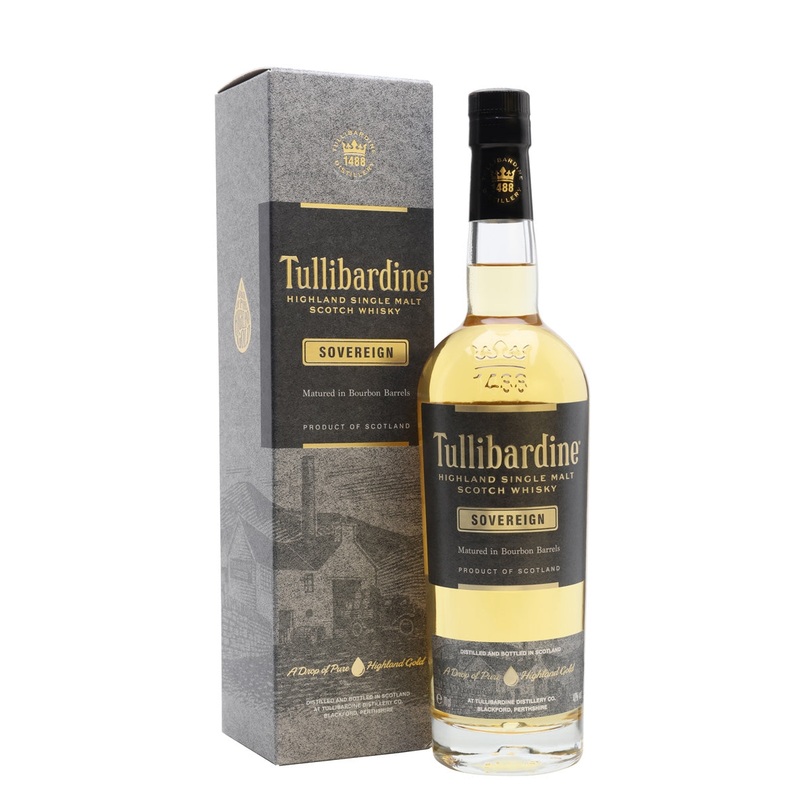 Tullibardine Sovereign Bourbon Cask Highland Single Malt Scotch Whisky | 700ML