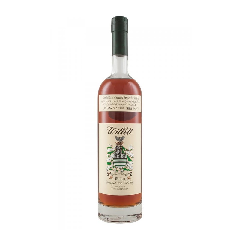 Willett Family Estate 8 Year Old Single Barrel #1465 Straight Rye Whisky