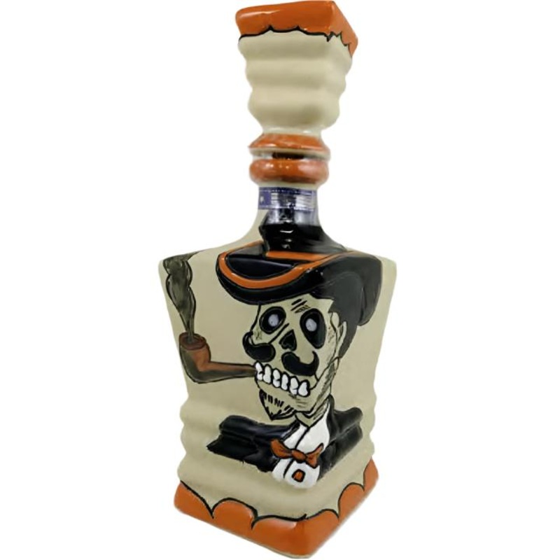 Dinasta Real Extra Aejo Ceramic Da De Muertos Bottle Tequila