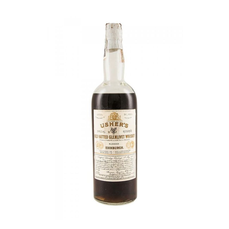 Usher's Old Vatted Glenlivet Bot.1920s Blended Malt Scotch Whisky
