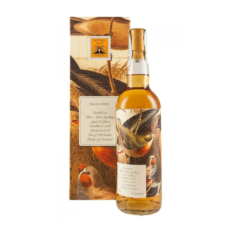 1988 Antique Lions of Spirits 'The Birds' Blair Athol 28 Year Old Single Malt Scotch Whisky | 700ML