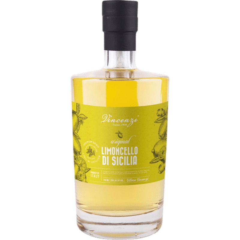 Vincenzi Original Limoncello di Sicilia Liqueur