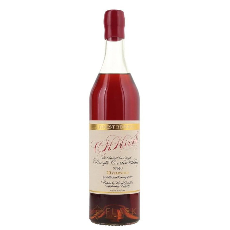 A.H. Hirsch 1974 Reserve 20 Year Old Red Wax Straight Bourbon Whiskey