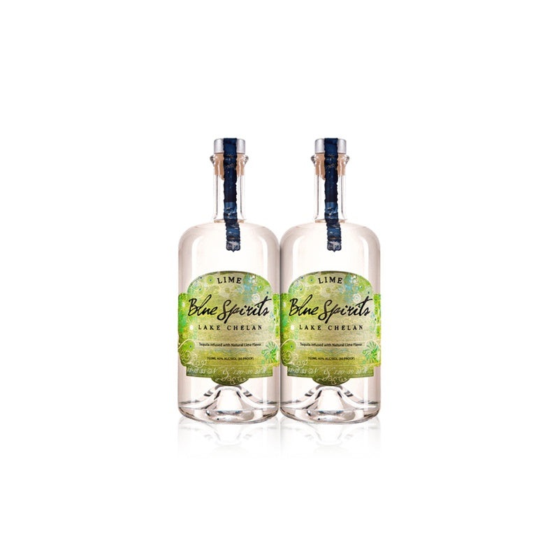Blue Spirits Lime Tequila (2) Bottle Bundle