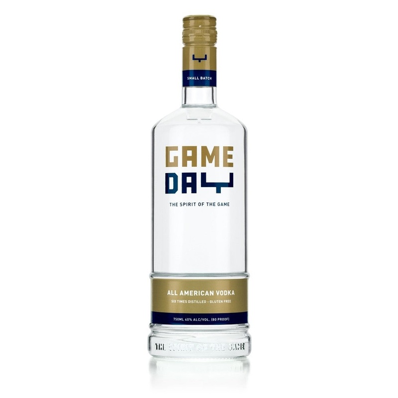 GameDay Navy & Gold Vodka