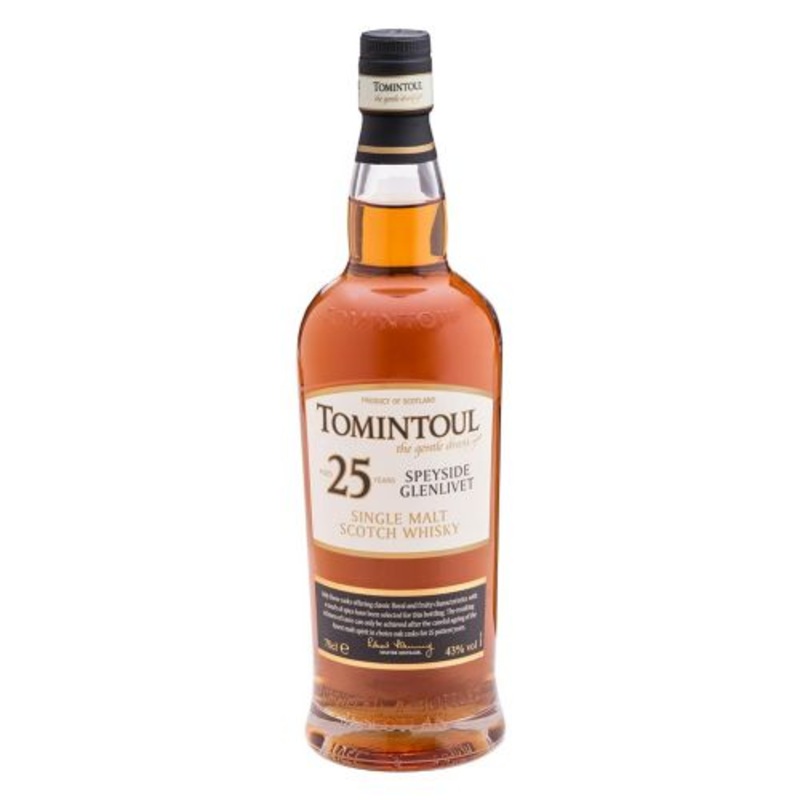 Tomintoul 25 Year Old Single Malt Scotch Whisky