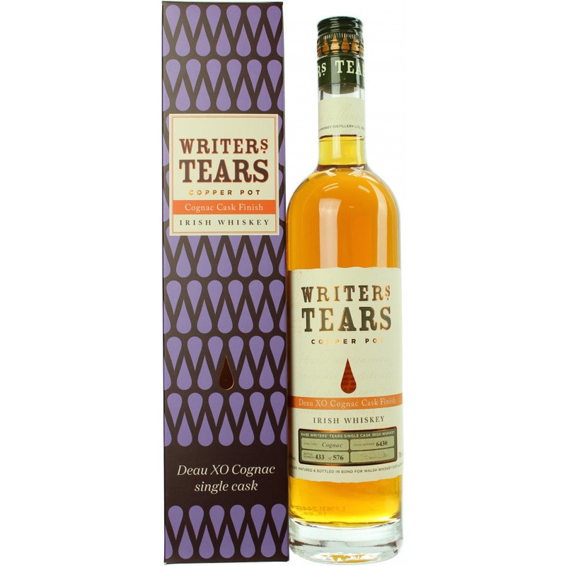 Writers Tears Copper Pot Deau XO Cognac Cask Finish Irish Whiskey