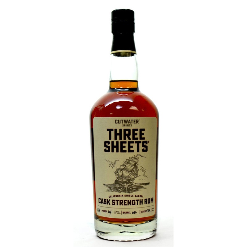 Cutwater Spirits Three Sheets 5 Year Old Cask Strength Rum