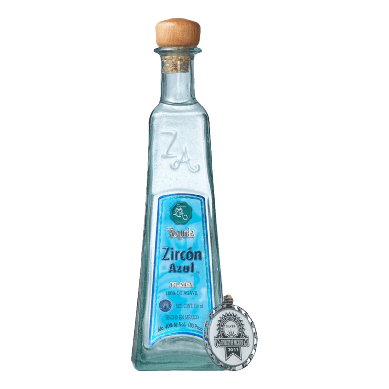Zircon Azul Plata Tequila