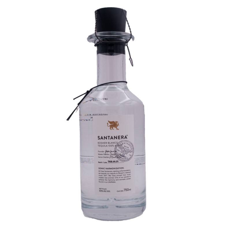Santanera Kosher Blanco Tequila