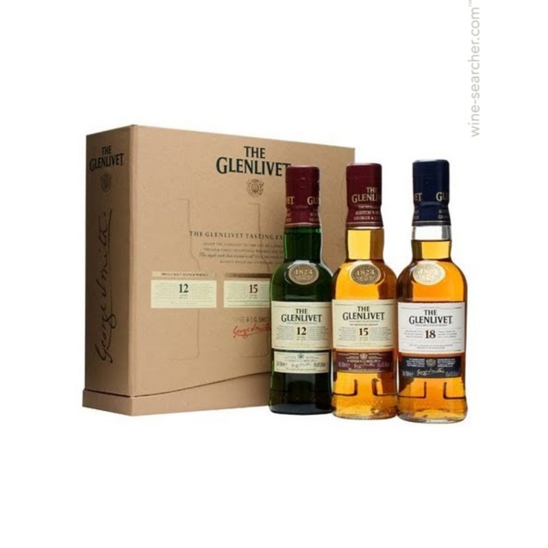The Glenlivet Tasting Kit Gift Set (3) 200ml Bottles