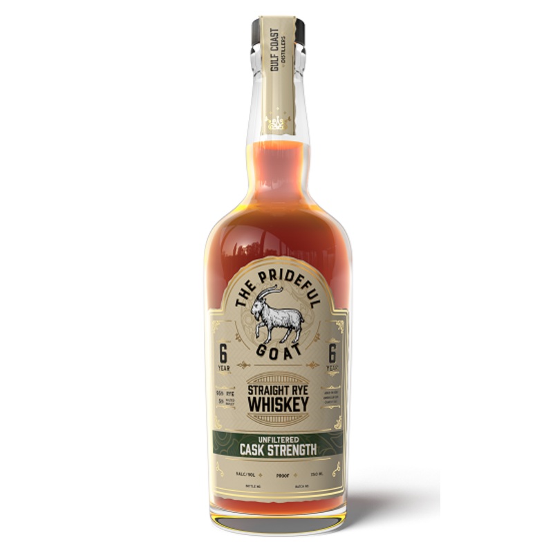 The Prideful Goat 6 Year Straight Rye Cask Strength Whiskey