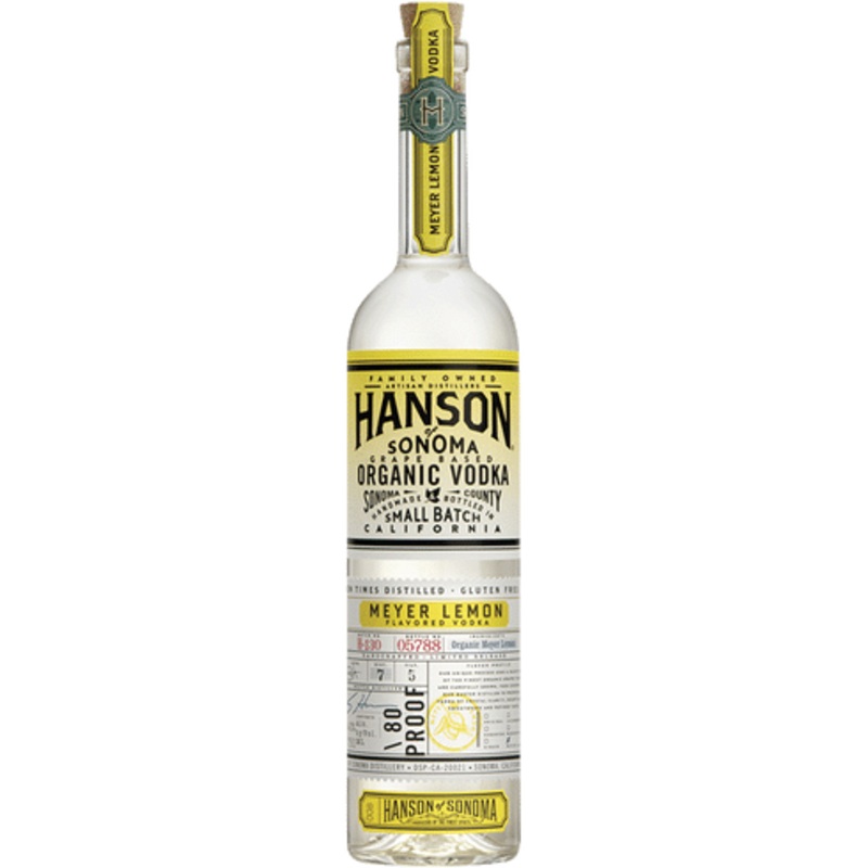 Hanson of Sonoma Meyer Lemon Vodka